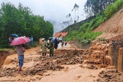 Bình Định thông tin thiệt hại do mưa lớn