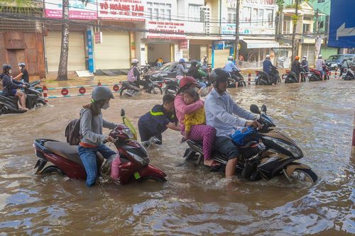 Triều cường hạ lưu sông Cửu Long có thể đạt đỉnh vào ngày 11-13/10