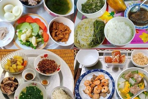 Cứ tưởng cơm ở cữ chỉ có rau ngót, thịt nghệ, chị em sau sinh khoe đủ món nhìn phát thèm