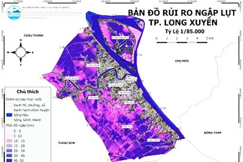 Nâng báo động lũ trên sông Cửu Long