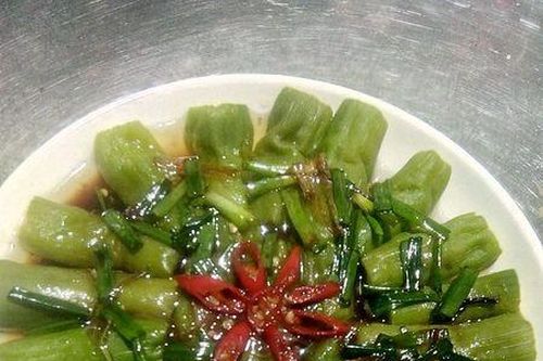 Mướp hấp sốt tương