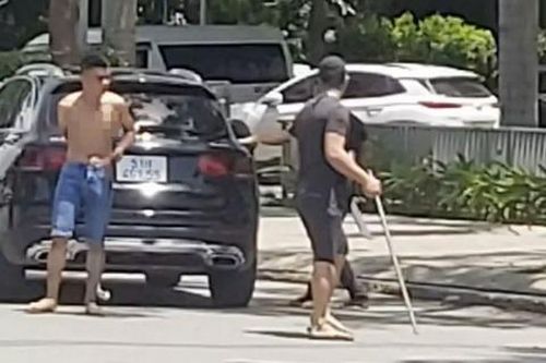 Tài xế ôtô bị truy sát tại cổng Bệnh viện Mắt Hải Phòng