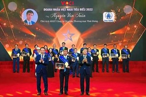 Doanh nhân Nguyễn Văn Tuấn: Chủ tịch HĐQT Công ty Cổ phần thương mại Thái Hưng nhận danh hiệu Doanh nhân Việt Nam tiêu biểu 2022