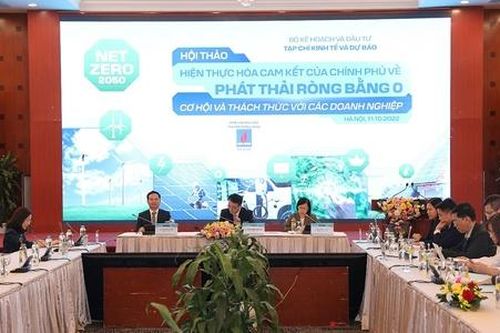 Doanh nghiệp đóng vai trò quan trọng trong hiện thực hóa mục tiêu đưa phát thải ròng về 0