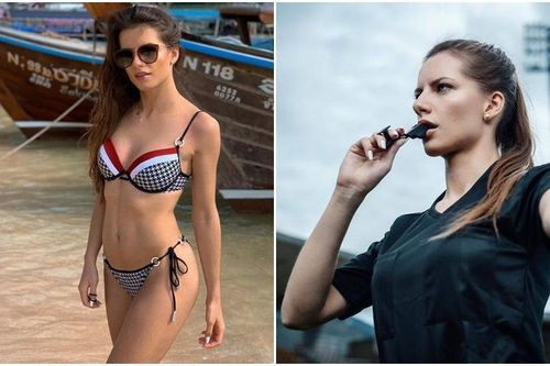 Cơ thể nóng bỏng của nữ trọng tài quyến rũ nhất thế giới