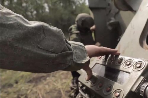 Video cối tự hành Nga tham chiến tại Ukraine
