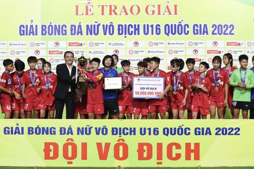 Phong Phú Hà Nam vô địch giải nữ U16 quốc gia 2022