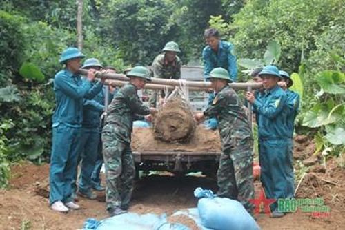 Sơn La: Hủy nổ an toàn quả bom còn sót lại sau chiến tranh