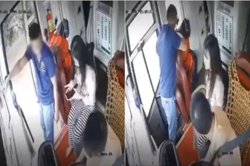 Xôn xao clip nhân viên nhà xe bị tố 'đè' cô gái trẻ trên xe khách