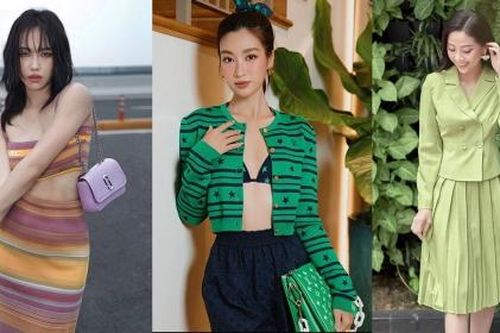 Gu thời trang 'thăng hạng' từng ngày của các cô dâu tháng 10 Vbiz