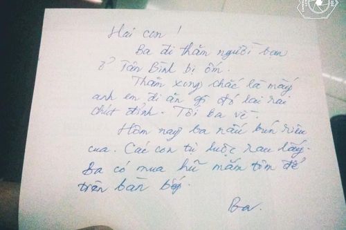 Những lá thư tay bố chồng viết cho hai con khiến dân mạng xuýt xoa muốn học theo