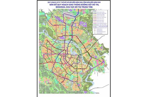Nghiên cứu dự án Tuyến đường sắt đô thị số 6, đoạn Nội Bài - Ngọc Hồi