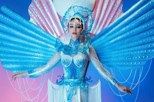 Lâm Thu Hồng hóa thân thành nàng tiên cá tại chung kết 'Miss Globe 2022'