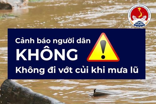Cảnh báo người dân không đi vớt củi mùa mưa, lũ