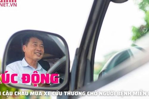 Hai cậu cháu bỏ tiền mua xe cứu thương để giúp dân nghèo đi viện miễn phí
