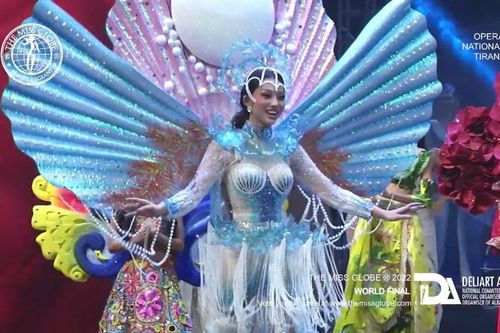 Lâm Thu Hồng bật khóc khi đăng quang Á hậu 4 'Miss Globe 2022'
