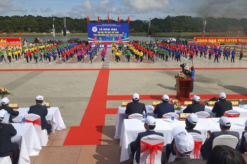 Lâm Đồng: Khai mạc Đại hội thể dục thể thao lần thứ IX