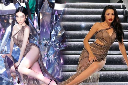 Đụng hàng đầm cut-out xuyên thấu, Kim Duyên hay 'Con Nai' Bùi Lý Thiên Hương mới ghi điểm?