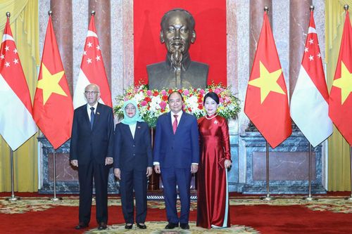 Tổng thống Cộng hòa Singapore Halimah Yacob thăm chính thức Việt Nam