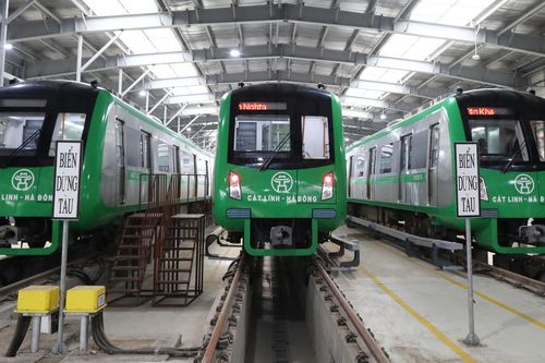 Chạy thêm 3 đoàn tàu tuyến đường sắt Cát Linh - Hà Đông
