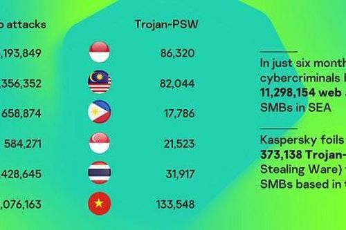 Hơn 2 triệu cuộc tấn công vào website các doanh nghiệp vừa và nhỏ Việt Nam