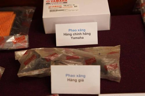 Phụ tùng xe máy giả tràn lan, hãng xe cầu cứu cơ quan chức năng