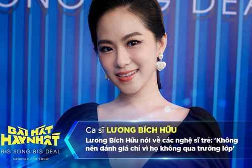 Lương Bích Hữu nói về các nghệ sĩ trẻ: 'Không nên đánh giá chỉ vì họ không qua trường lớp'
