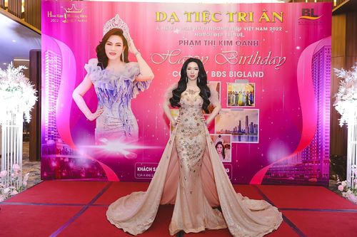 Hoa hậu Khương Phương Anh diện váy dạ hội đính kết sang trọng, đẹp tựa nàng công chúa bước ra từ cổ tích