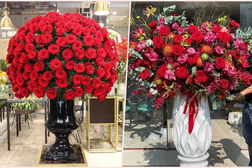 Cận cảnh những bó hoa 20/10 giá hàng chục triệu đồng