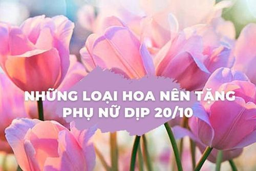 Ngày 20/10 nên tặng hoa gì cho chị em phụ nữ?