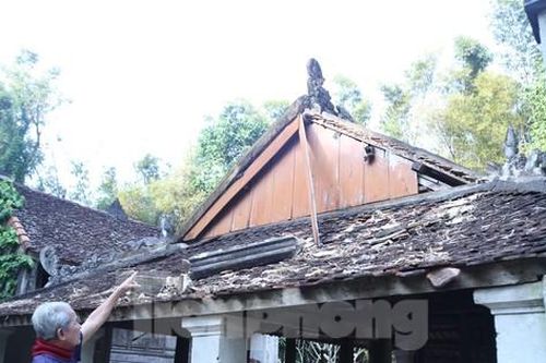 Di tích kiến trúc nghệ thuật quốc gia 'kêu cứu' sau mưa lũ