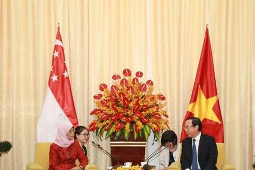 Tổng thống Halimah Yacob: Nhiều doanh nghiệp Singapore muốn đầu tư tại TPHCM