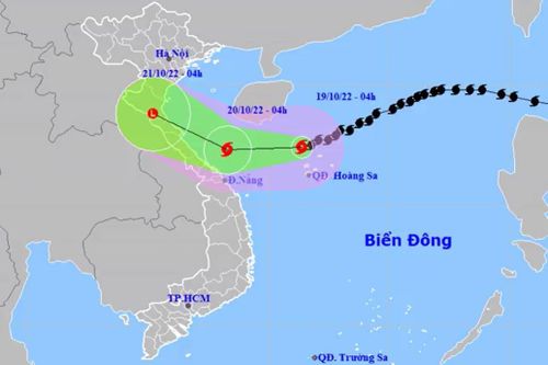 Bão Nesat sẽ suy yếu khi vào vùng biển Quảng Bình - Thừa Thiên Huế