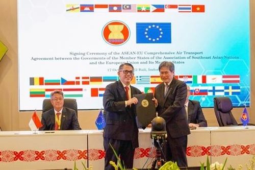 ASEAN và EU ký Hiệp định Vận tải hàng không Toàn diện đầu tiên