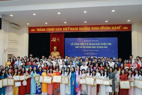 Trao giải cuộc thi thiết kế bài giảng điện tử năm 2022