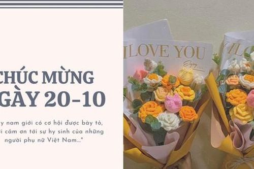 Các chàng trai làm hoa handmade, dẫn bạn gái về ra mắt... nhân ngày 20-10