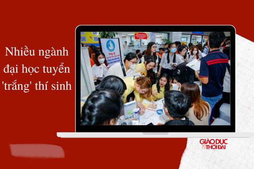 Nhiều ngành đại học tuyển 'trắng' thí sinh