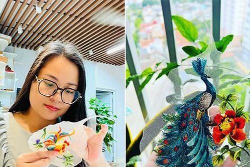 Người phụ nữ có tài biến lá cây thành tác phẩm tiền triệu