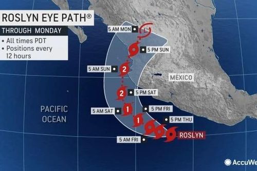 Mexico đối mặt với nguy cơ lũ quét và lở đất do bão nhiệt đới Roslyn