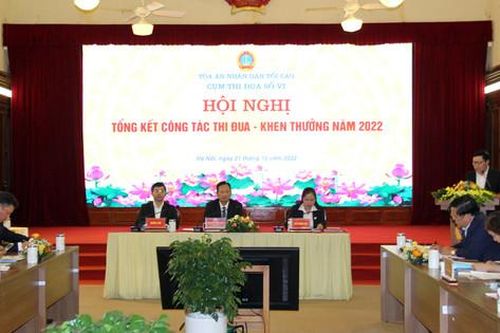 Cụm thi đua số VI TANDTC thực hiện tốt các phong trào thi đua