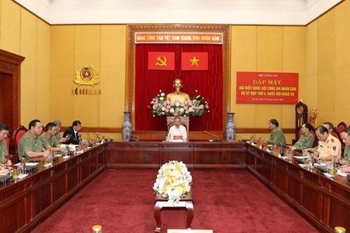 Bộ Công an gặp mặt đại biểu Quốc hội CAND tham dự Kỳ họp thứ 4