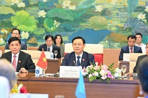 Chủ tịch Quốc hội Vương Đình Huệ hội kiến Tổng Thư ký Liên Hợp Quốc