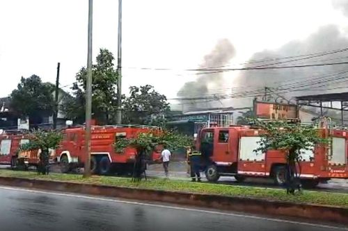 Cháy lớn tại cơ sở kinh doanh đồ nhựa tiện ích ở thành phố Buôn Ma Thuột
