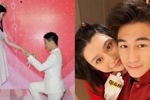 Siêu mẫu Hề Mộng Dao xấu hổ với màn cầu hôn của chồng
