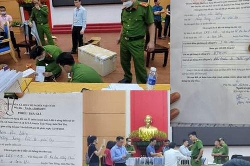 Công an vào cuộc vụ đấu giá 52 ô đất ở Phú Thọ: Hủy hợp đồng, trả lại tiền đặt cọc
