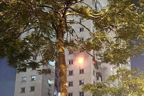 Căn hộ chung cư Ciputra bốc cháy, 12 người thoát nạn