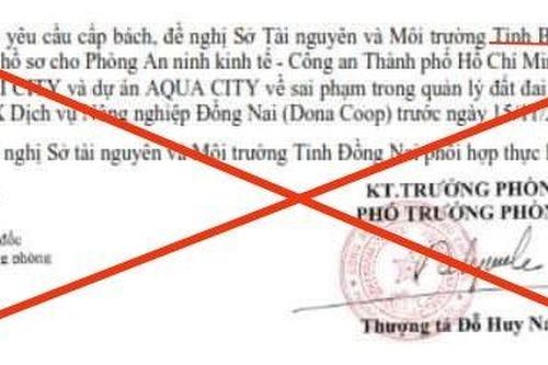 Công an Tp.HCM không yêu cầu cung cấp hồ sơ dự án Izumicity, Aquacity