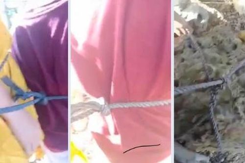 Trói 3 con nhỏ vào tảng đá, quay video uy hiếp vợ ở nước ngoài chuyển tiền về