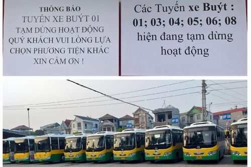 Lái xe bị chậm lương, nhiều tuyến buýt tại Vĩnh Phúc tạm dừng hoạt động
