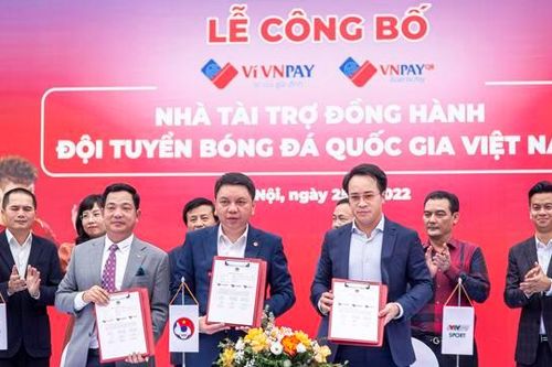 VNPAY trở thành đối tác đồng hành cùng đội tuyển bóng đá Quốc gia Việt Nam